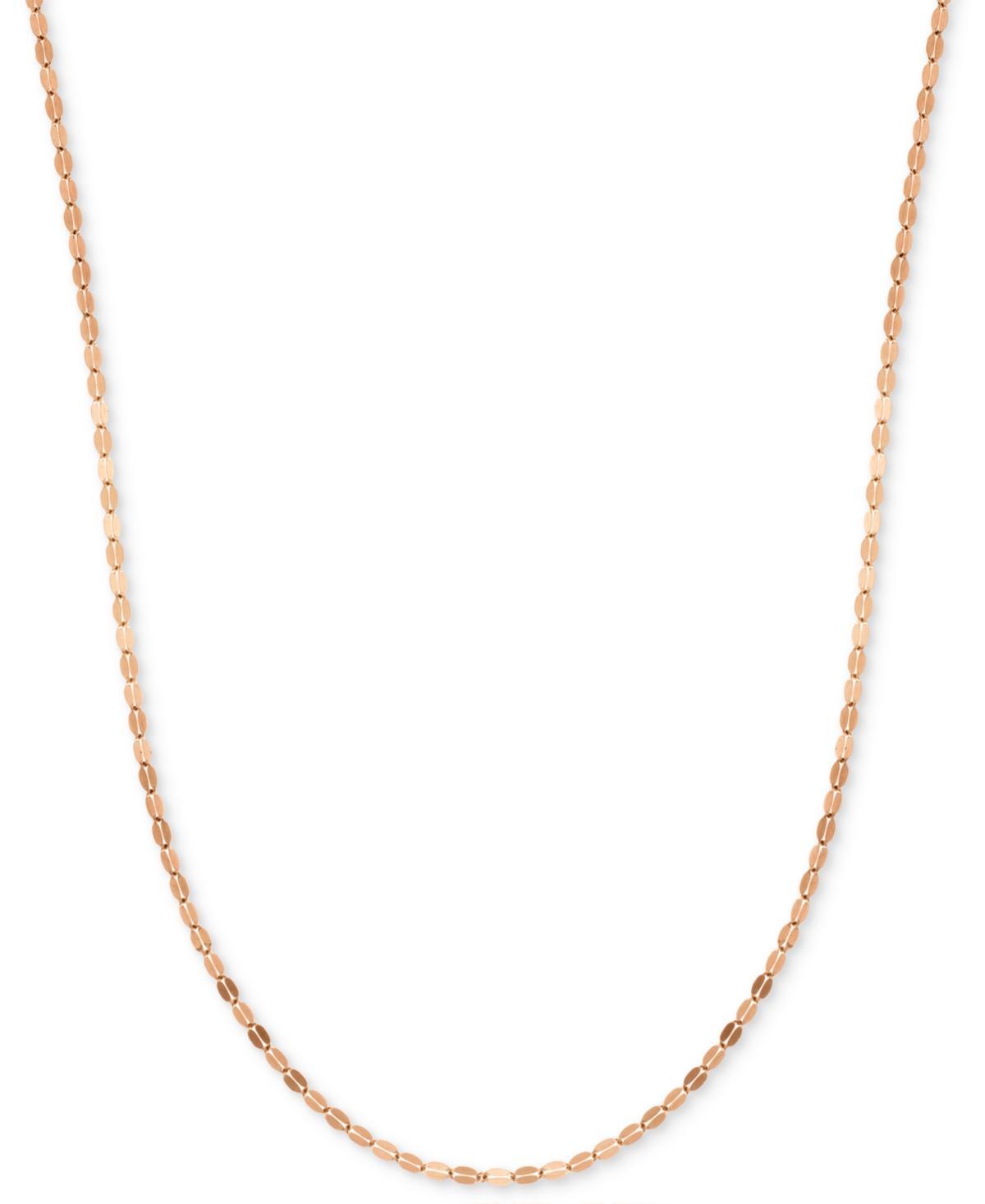 18 Polished Fancy Link Chain Necklace (1-3/8mm) in 14k Gold Product Image