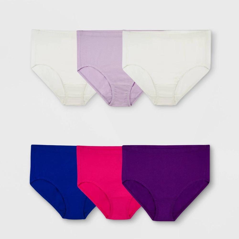 Fit for Me by Fruit of the Loom Women's Plus 6pk Breathable Cotton Classic Briefs - ColorsMay Vary Product Image
