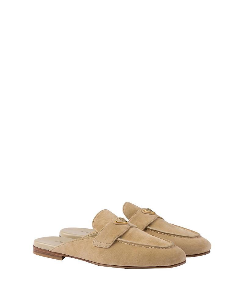 Prada Womens Suede Slippers Product Image