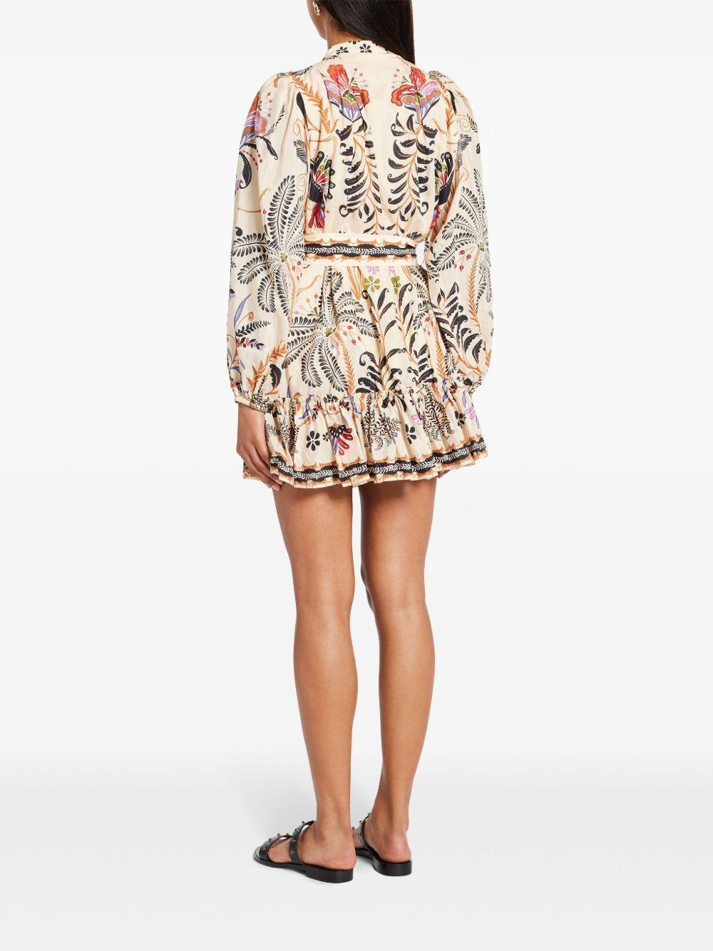 botanical-print mini dress Product Image