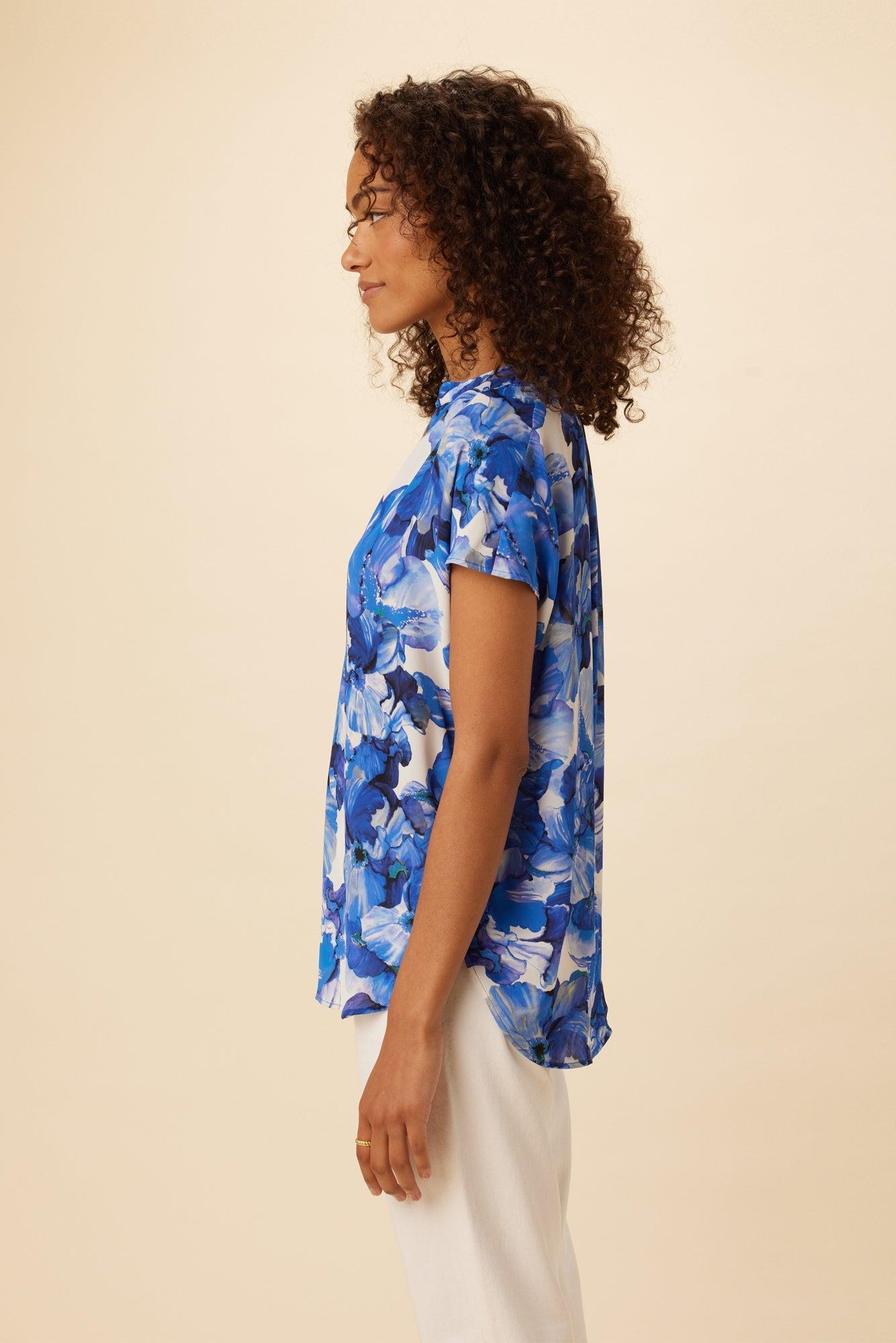 Renata Viscose Crepe Blouse - Cecily Floral - ReAmour Product Image