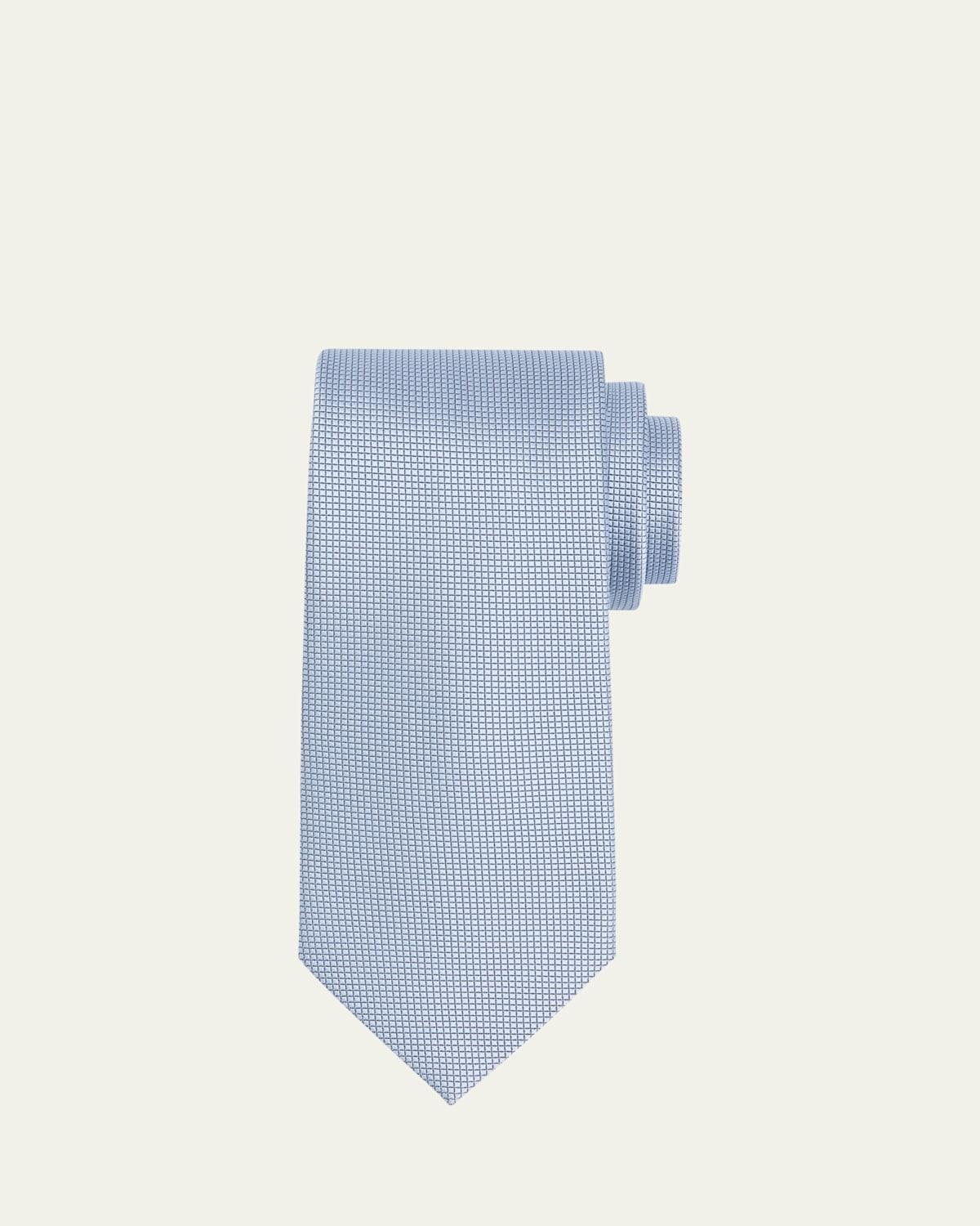 Mens Tossed Rectangles Silk Tie Product Image
