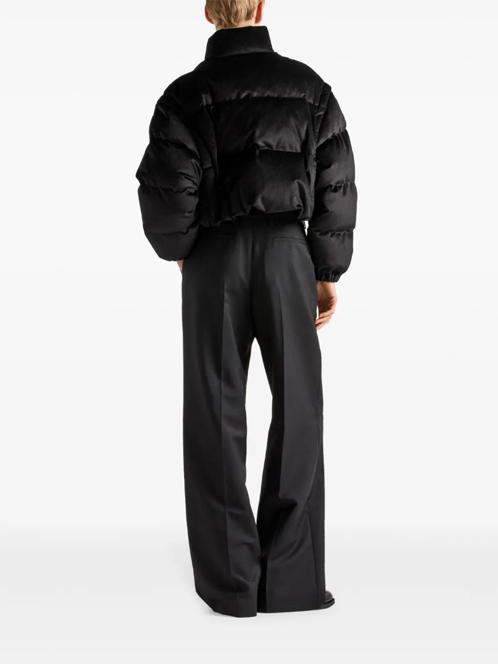 convertible cropped puffer jacket Product Image