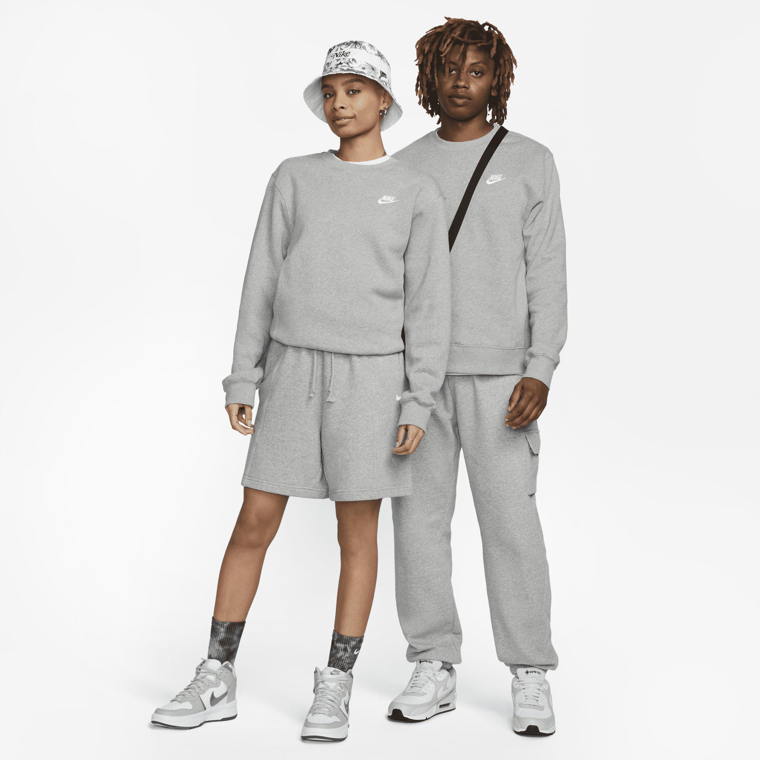 Nike Men's Club Crewneck Sweatshirt in Khaki/White at Nordstrom, Size Small Product Image