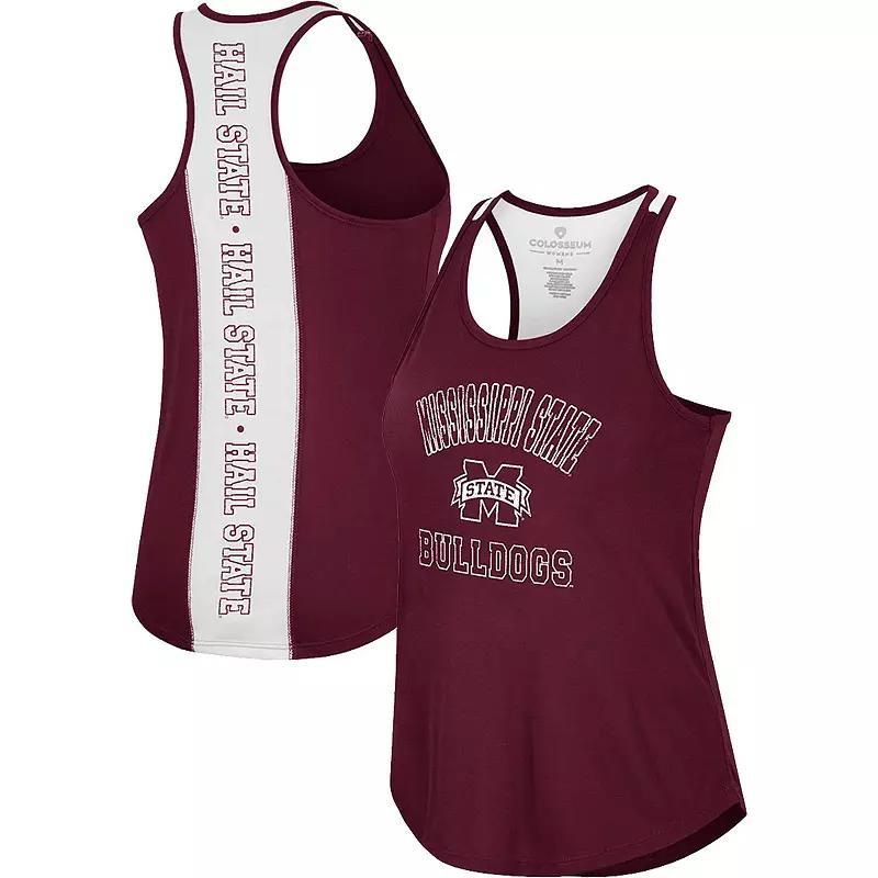 Womens Colosseum Royal Kentucky Wildcats 10 Days Racerback Scoop Neck Tank Top Product Image