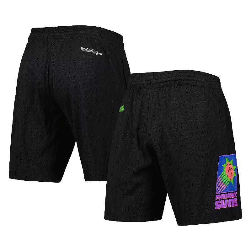 Men's Mitchell & Ness Black Phoenix Suns Hardwood Classics Color Bomb Energy Shorts, Size: 2XL, Phx Black Product Image