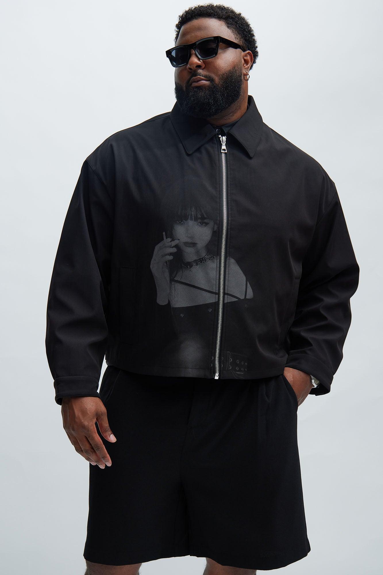 Rave Smoking Jacket - Black Product Image