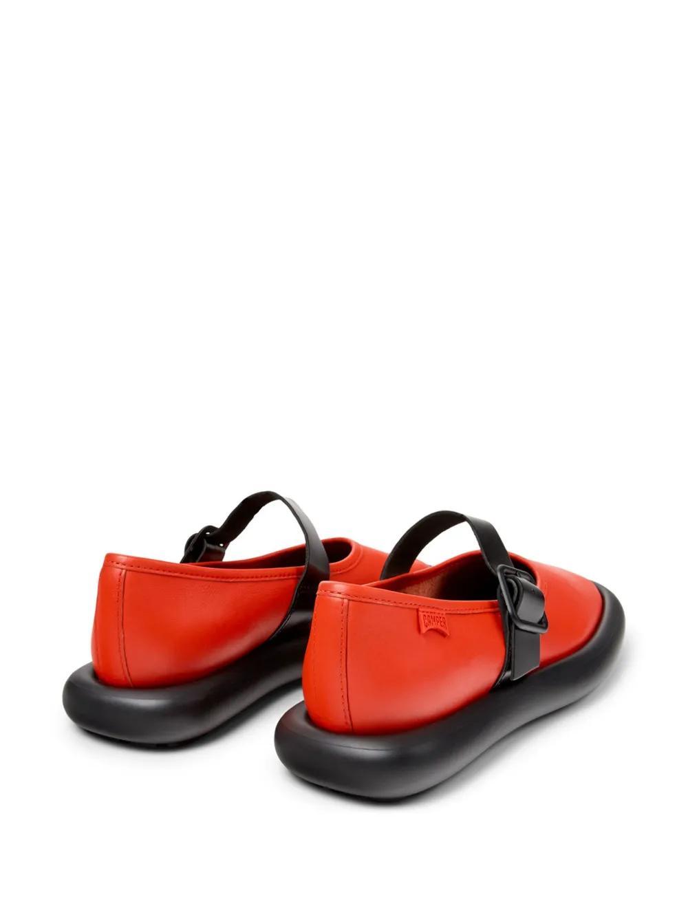 leather ballerina shoes Product Image