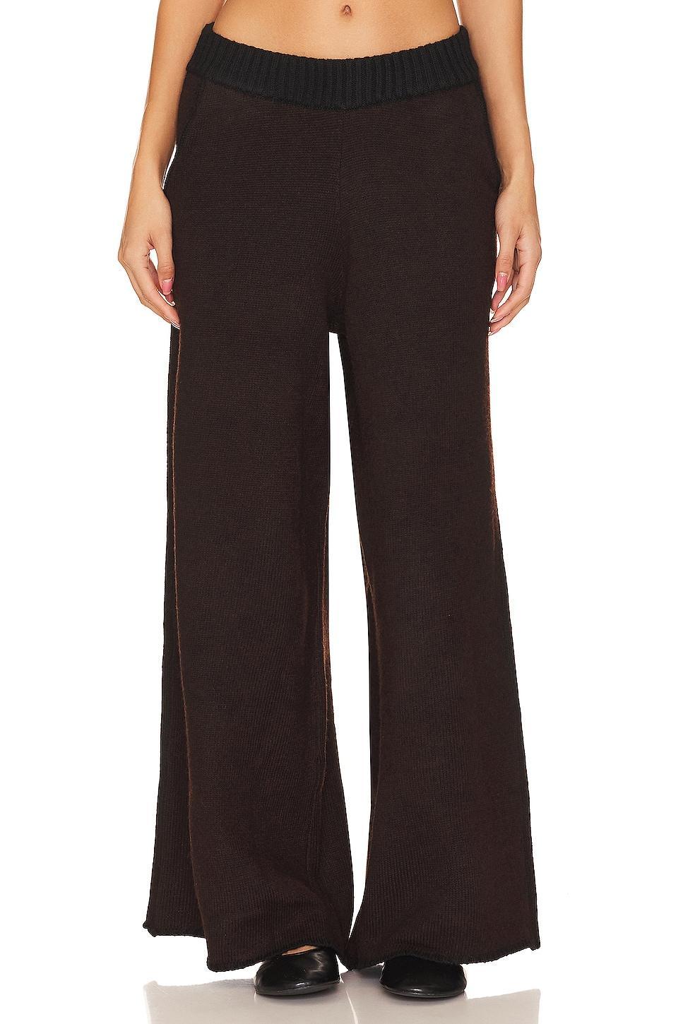 Piped Wide Leg Pull On Knit Pant WeWoreWhat Product Image