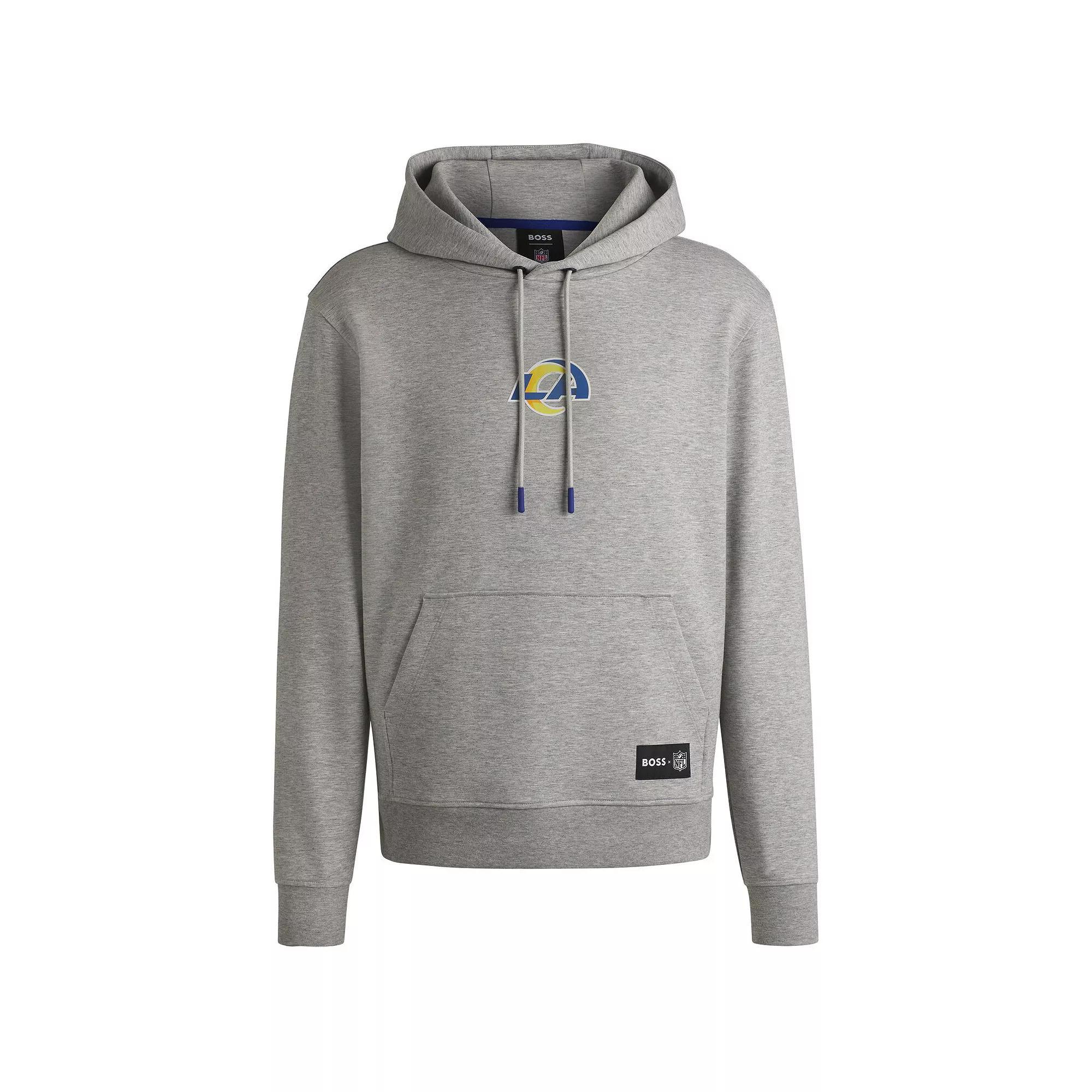 Unisex Hugo Boss Heather Gray Los Angeles Rams Woodson Tri-Blend Hoodie, Adult Unisex, Size: XL, Grey Product Image