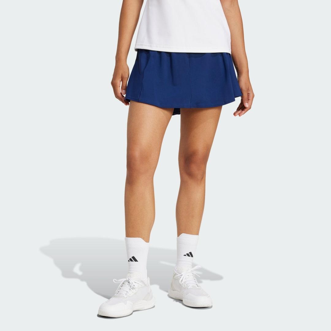 adidas Tennis Climacool Match Skirt White 2XL Womens Product Image