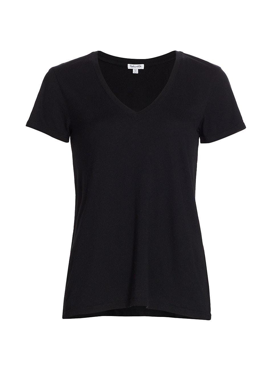 Splendid Kate V-Neck Short Sleeve Tee Shirt Product Image