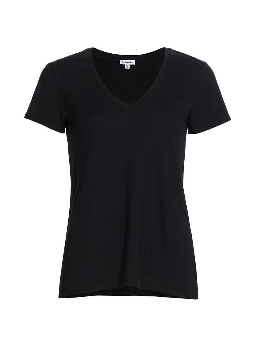 Splendid Kate V-Neck Short Sleeve Tee Shirt Product Image