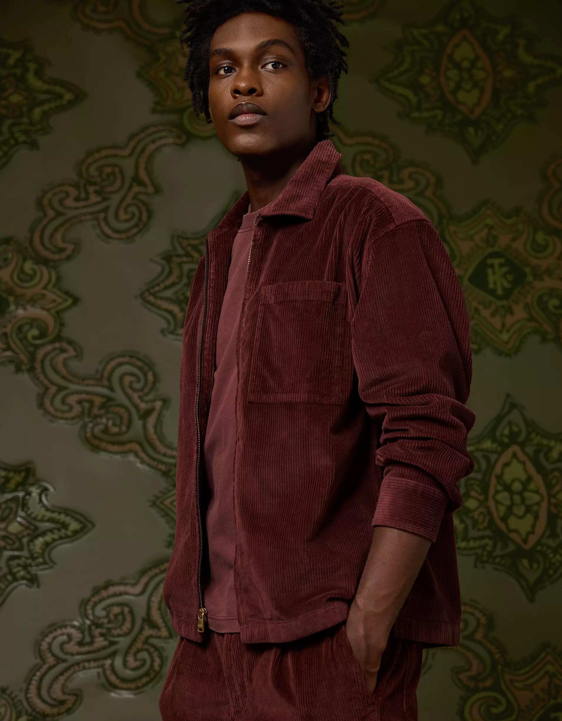 AE x Tru Kolors Corduroy Full-Zip Mechanic Jacket Product Image