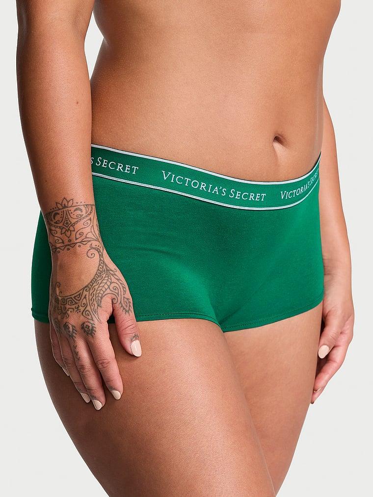 Logo Cotton Boyshort Panty Product Image