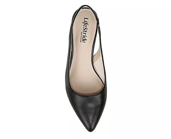 LifeStride Annalise Women's Slingback Heels, Size: 9 Wide, Black Product Image
