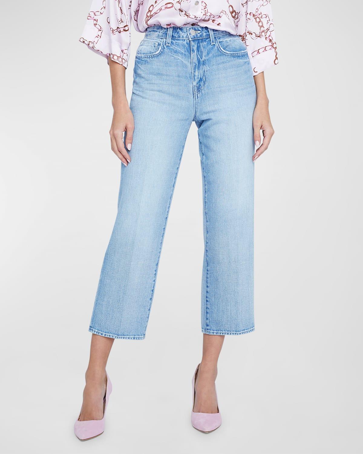 June Ultra High-Rise Crop Stovepipe Jeans Product Image