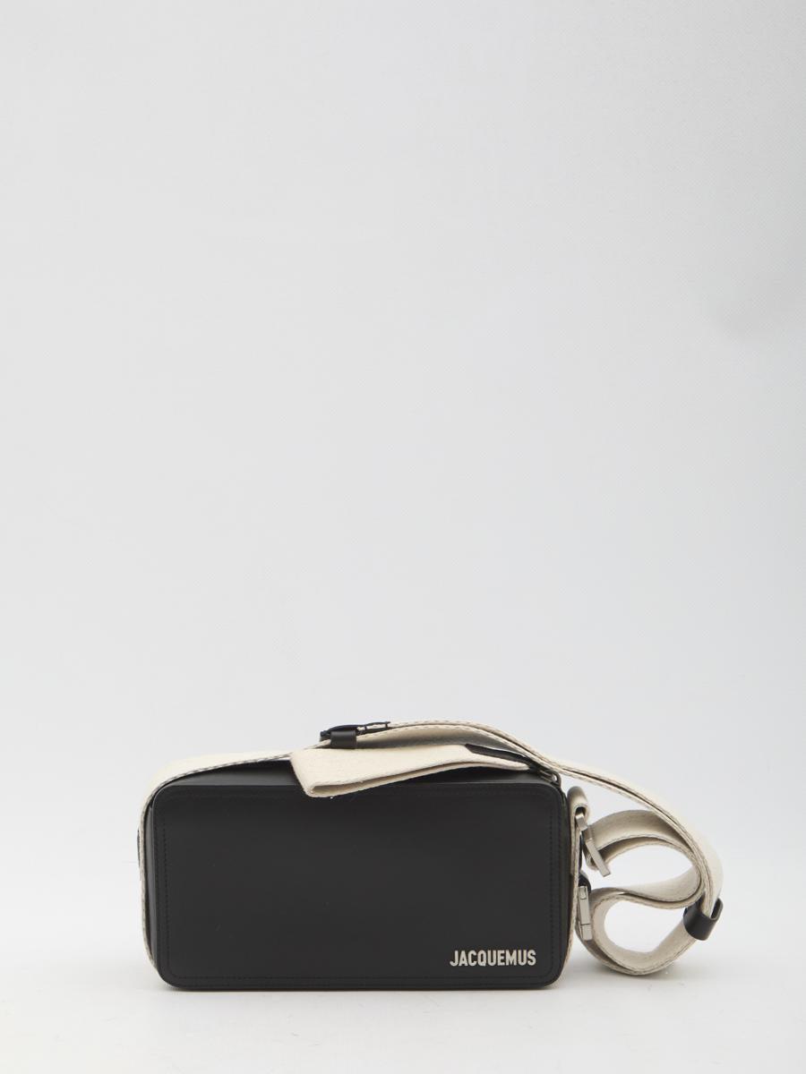 JACQUEMUS La Cuerda Horizontal Bag In Black Product Image