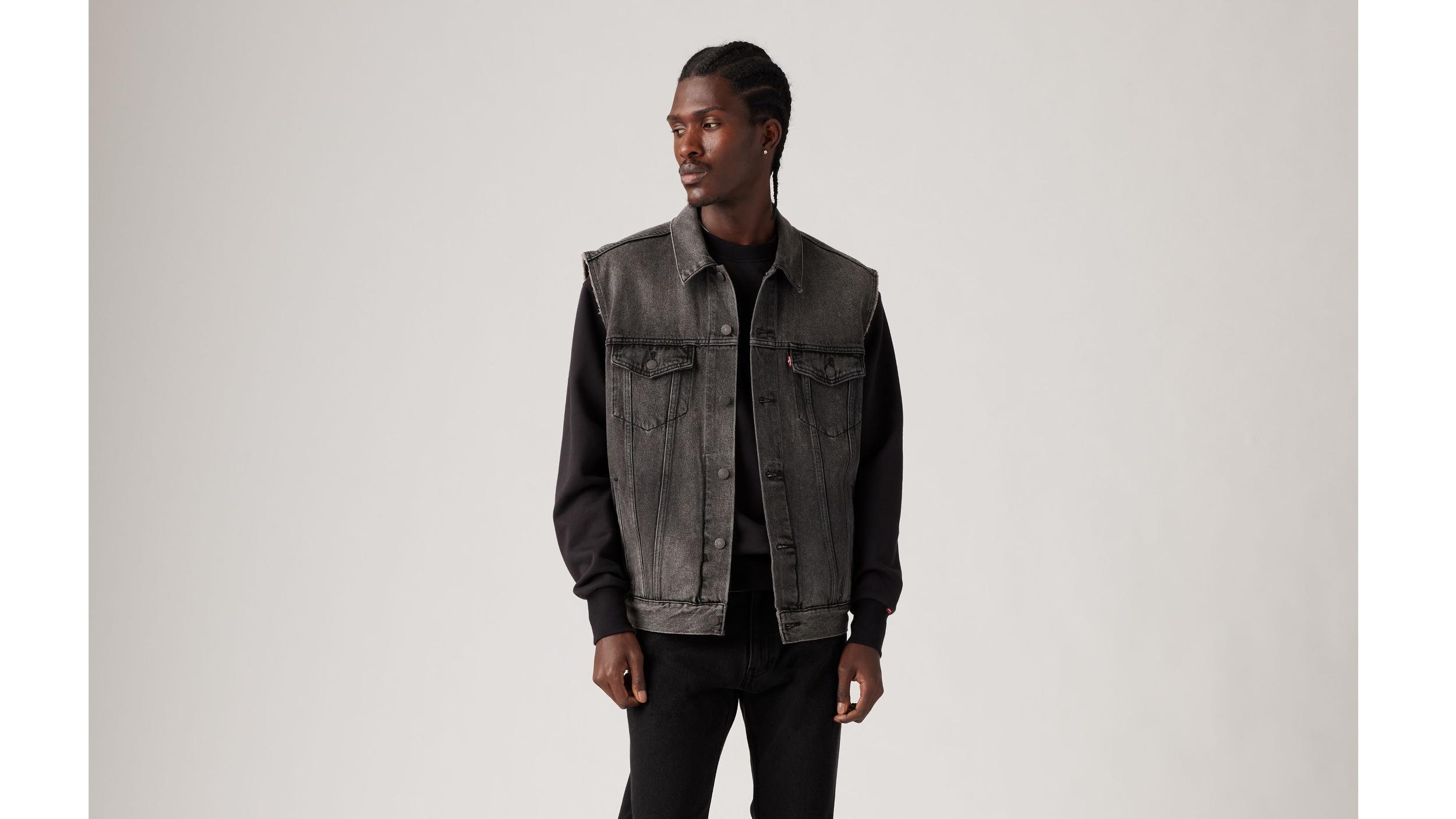Relaxed Fit Trucker Vest Product Image