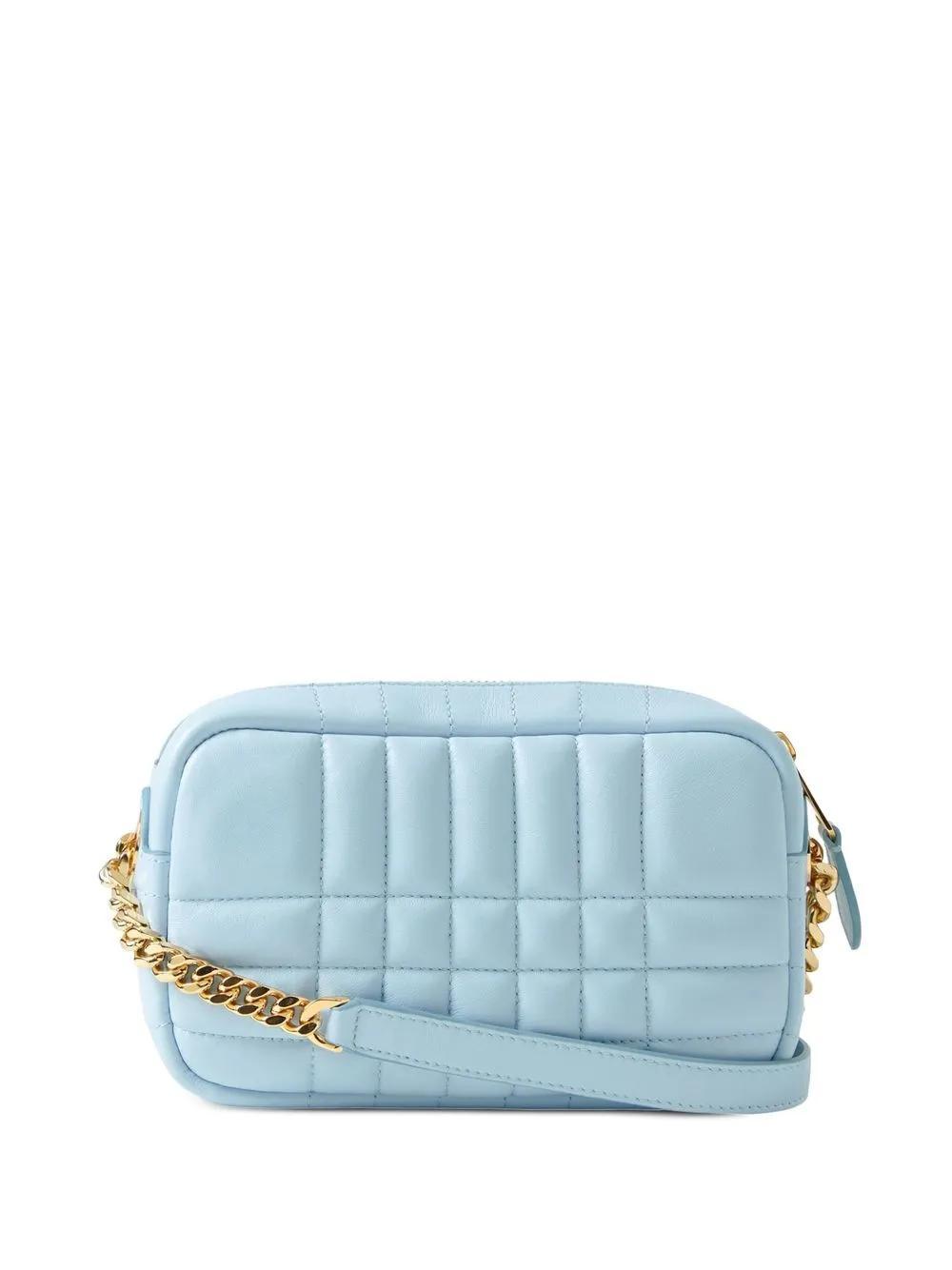 BURBERRY Mini Lola Kameratasche In Blue Product Image