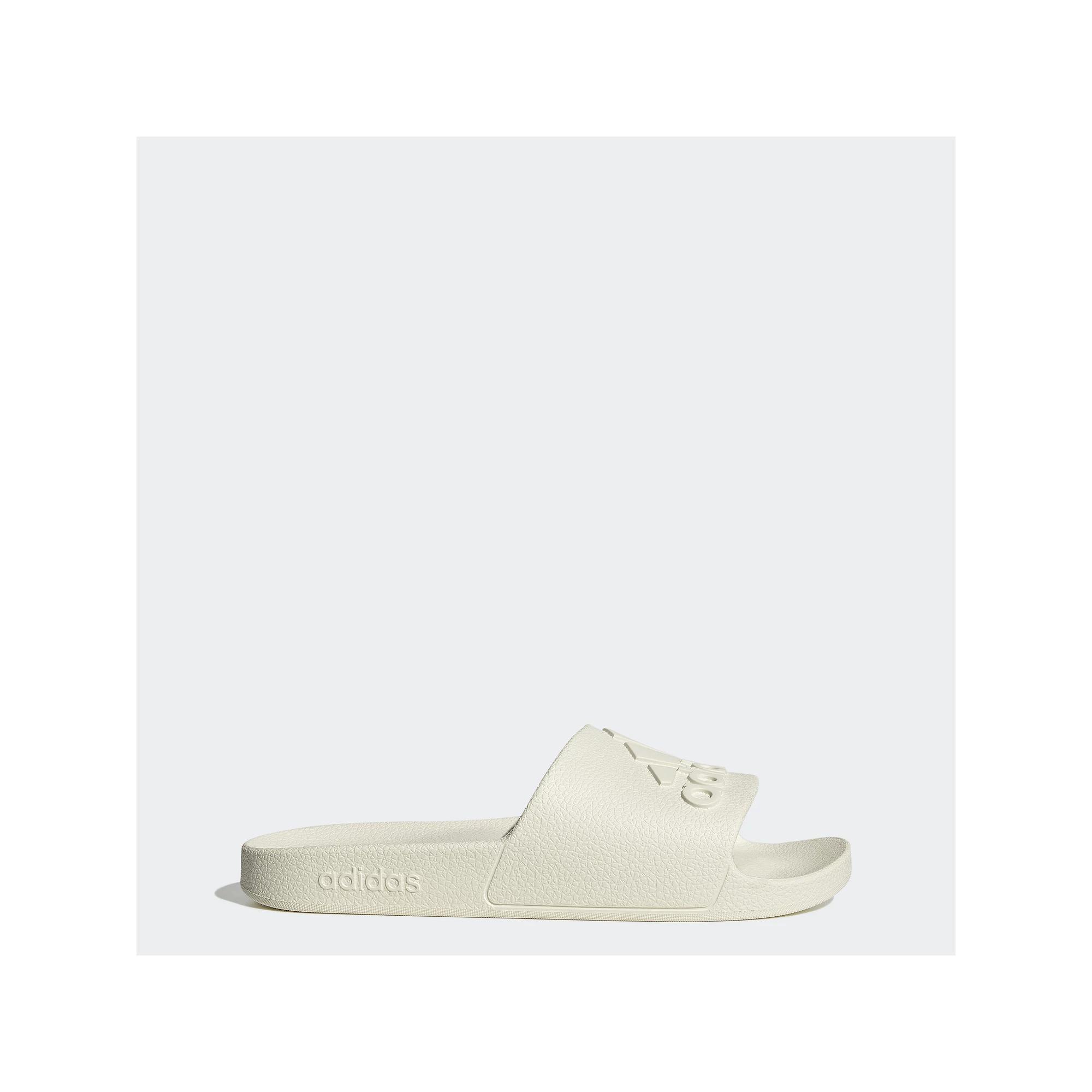 adidas Adilette Men's Aqua Slide Sandals, Size: 9, Off White White Product Image