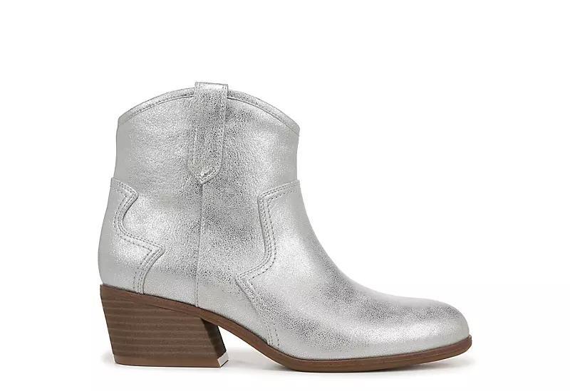 Dr. Scholl's Lasso Women's Western Ankle Boots, Size: 6, Black Off White Product Image