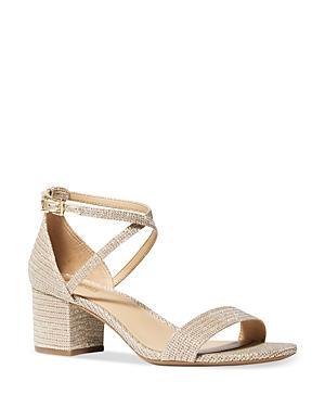 Michael Michael Kors Womens Serena Flex Ankle Strap High Heel Sandals Product Image