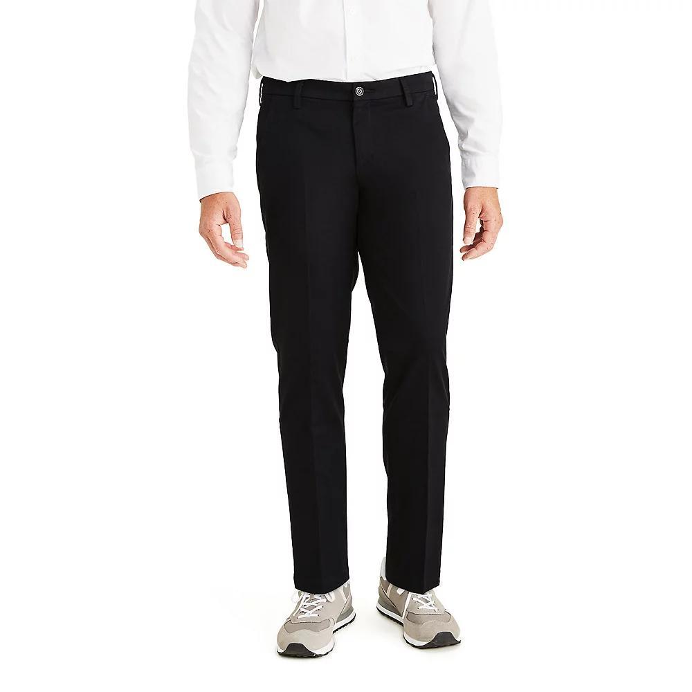 Men's Dockers® Workday Slim-Fit Smart 360 FLEX Khaki Pants, Size: 33X30, Black Product Image
