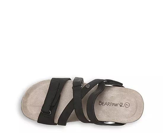 Bearpaw Acacia Women's Slide Sandals, Size: 8, Black Product Image