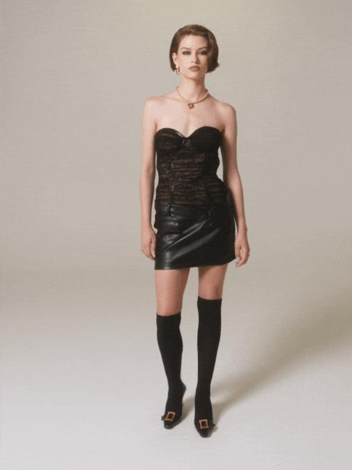 Jane Lace Dress (Black) (Final Sale) Product Image