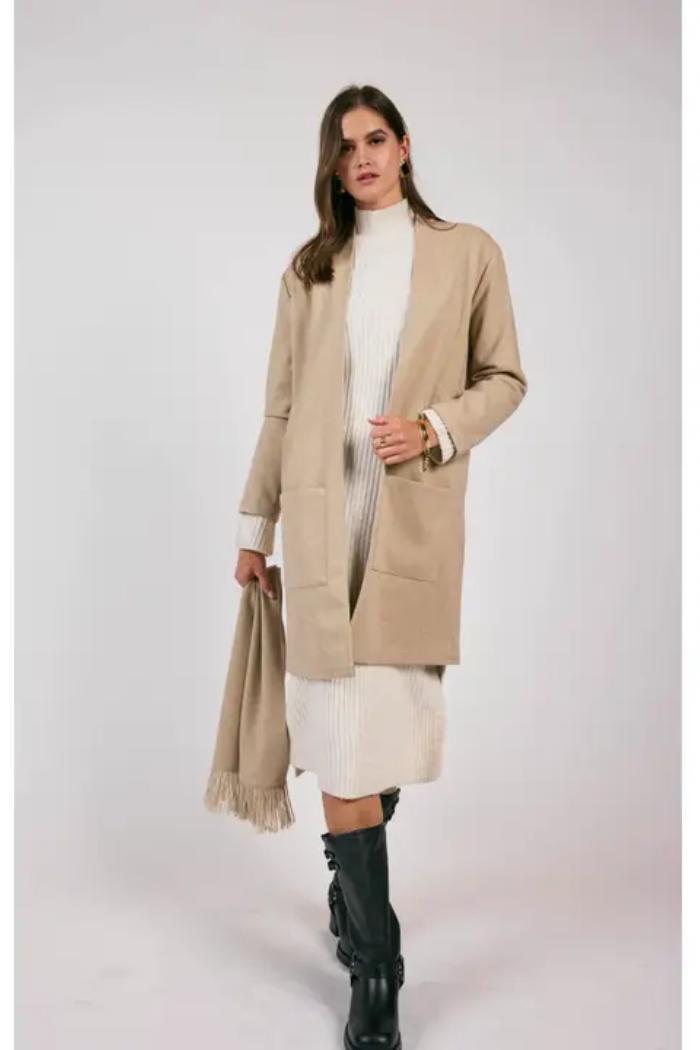 Campbell Adjustable Scarf Coat Product Image