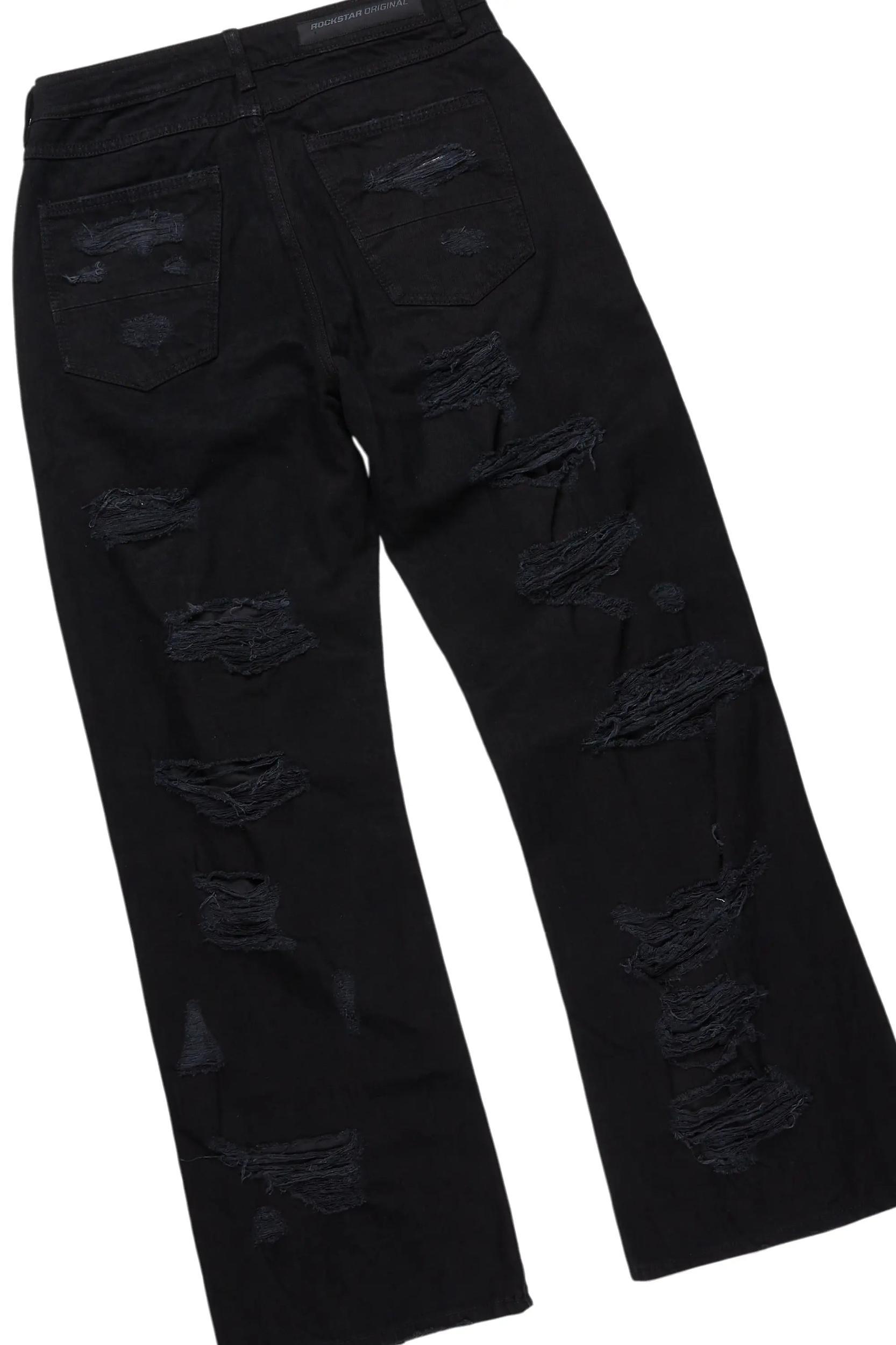 Schtupp Black Double Layer T-Shirt/Baggy Fit Jean Bundle Male Product Image