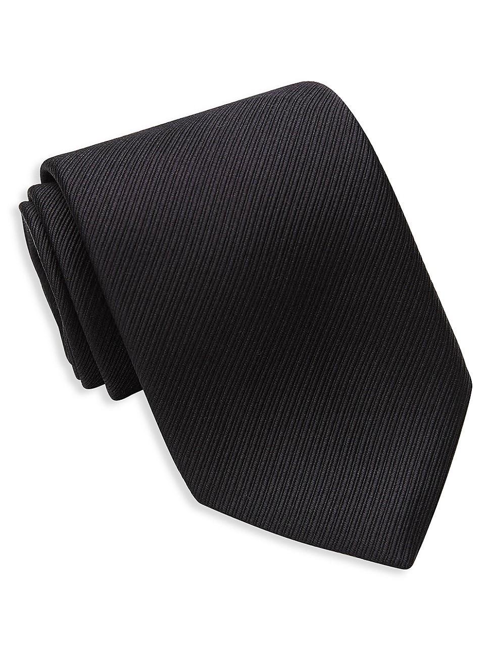 David Donahue Corded Weave Silk Tie Product Image
