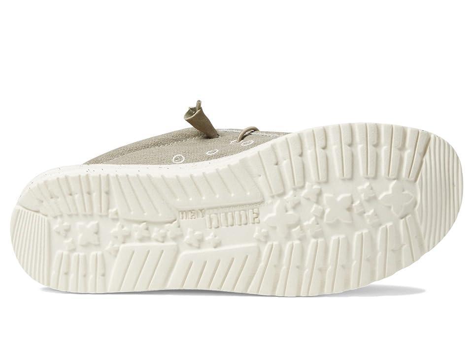 Hey Dude Mens Wally Stretch Canvas Slip-On Casual Moccasin Sneakers from Finish Line Product Image