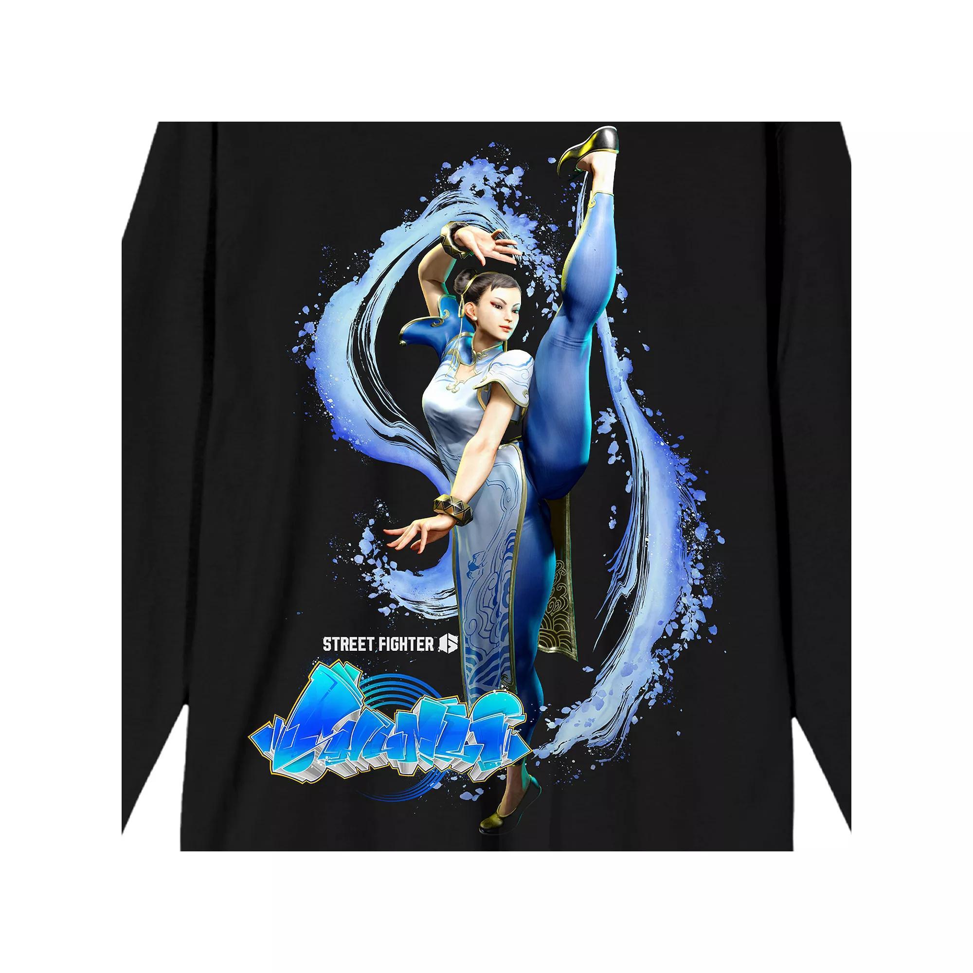 Men's Street Fighter VI Chun-Li Graphic Tee, Size: Medium, Black Product Image