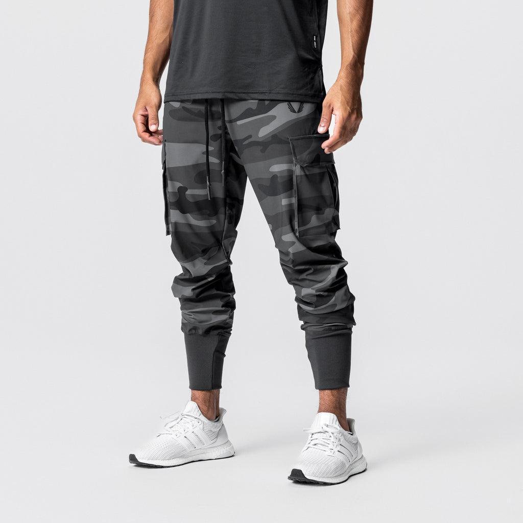 0437. Tetra-Lite® Cargo High Rib Jogger - Black Camo Product Image