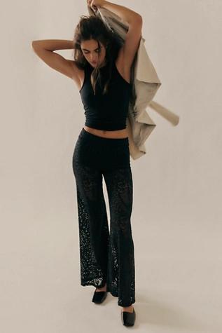 Nightcap Lanai Lace Palazzo Pants Product Image