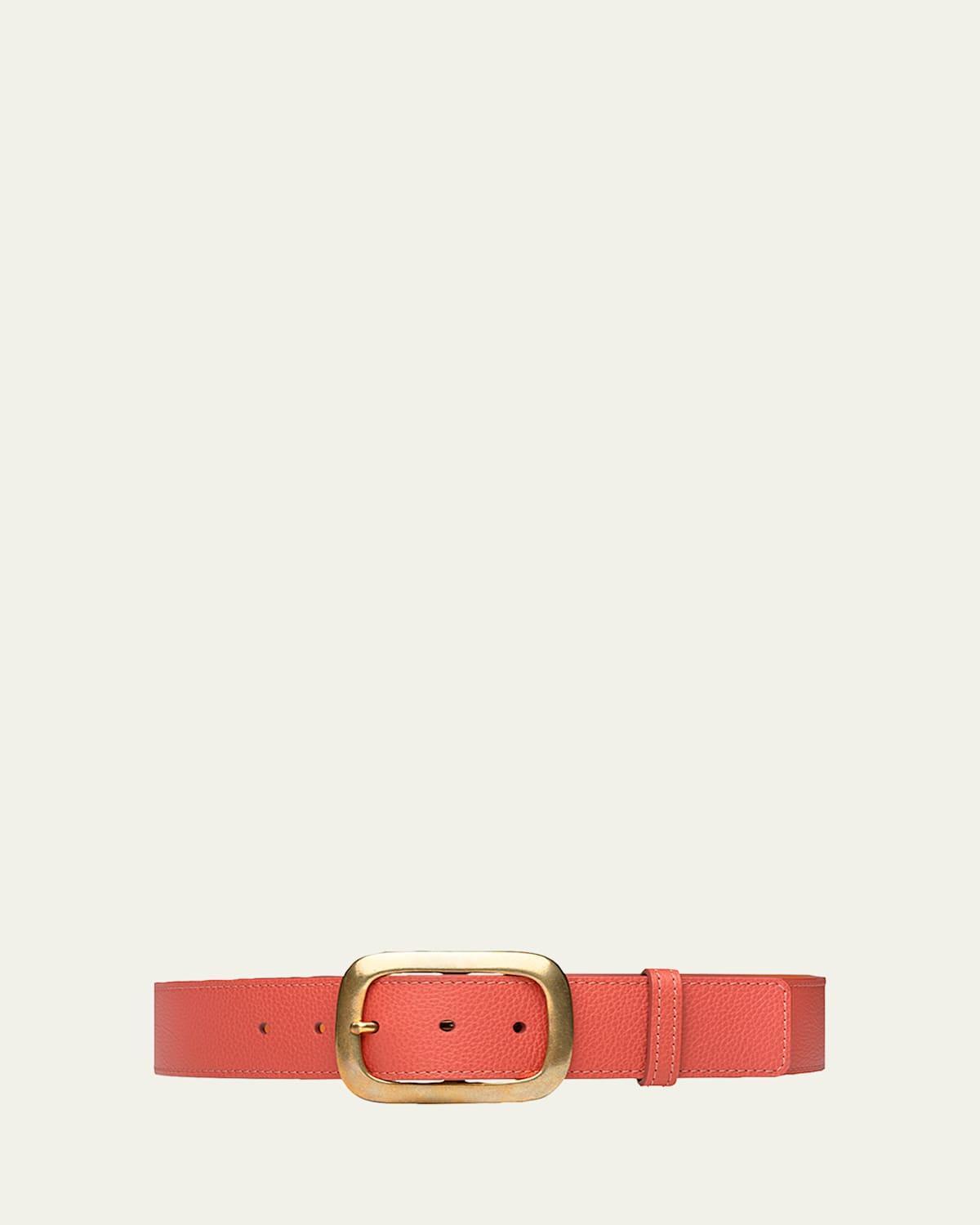 La Captivante Pebbled Leather Belt Product Image
