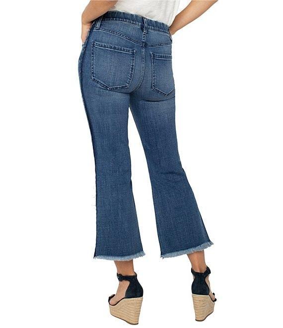 Liverpool Los Angeles Petite Size Gia Glider Flare Cropped Jeans Product Image