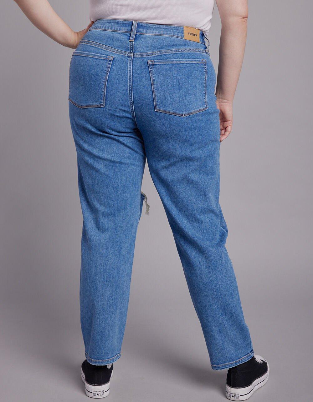 RSQ Womens Vintage Mom Jeans - MEDIUM WASH Product Image