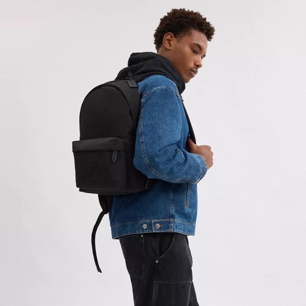 Hall Backpack In Signature Jacquard Product Image