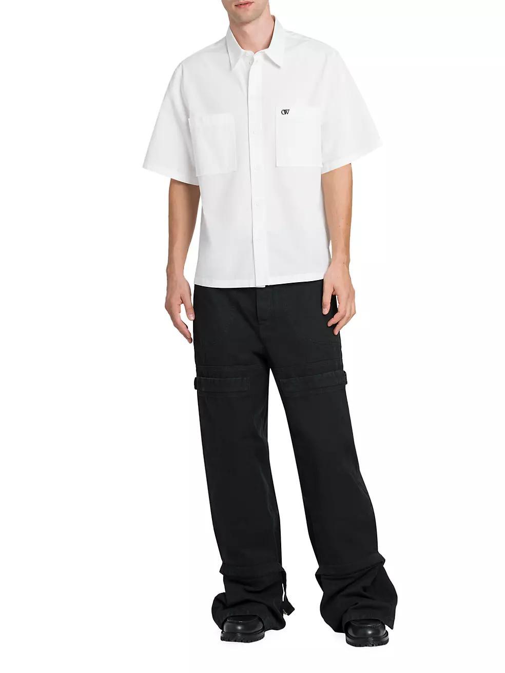Logo-Embroidered Button-Front Shirt Product Image