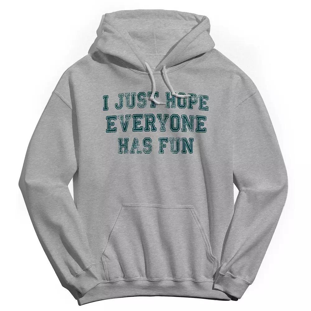 Men's Duke & Sons Hope Everyone Has Fun Graphic Hoodie, Size: XL, Gray Green Product Image