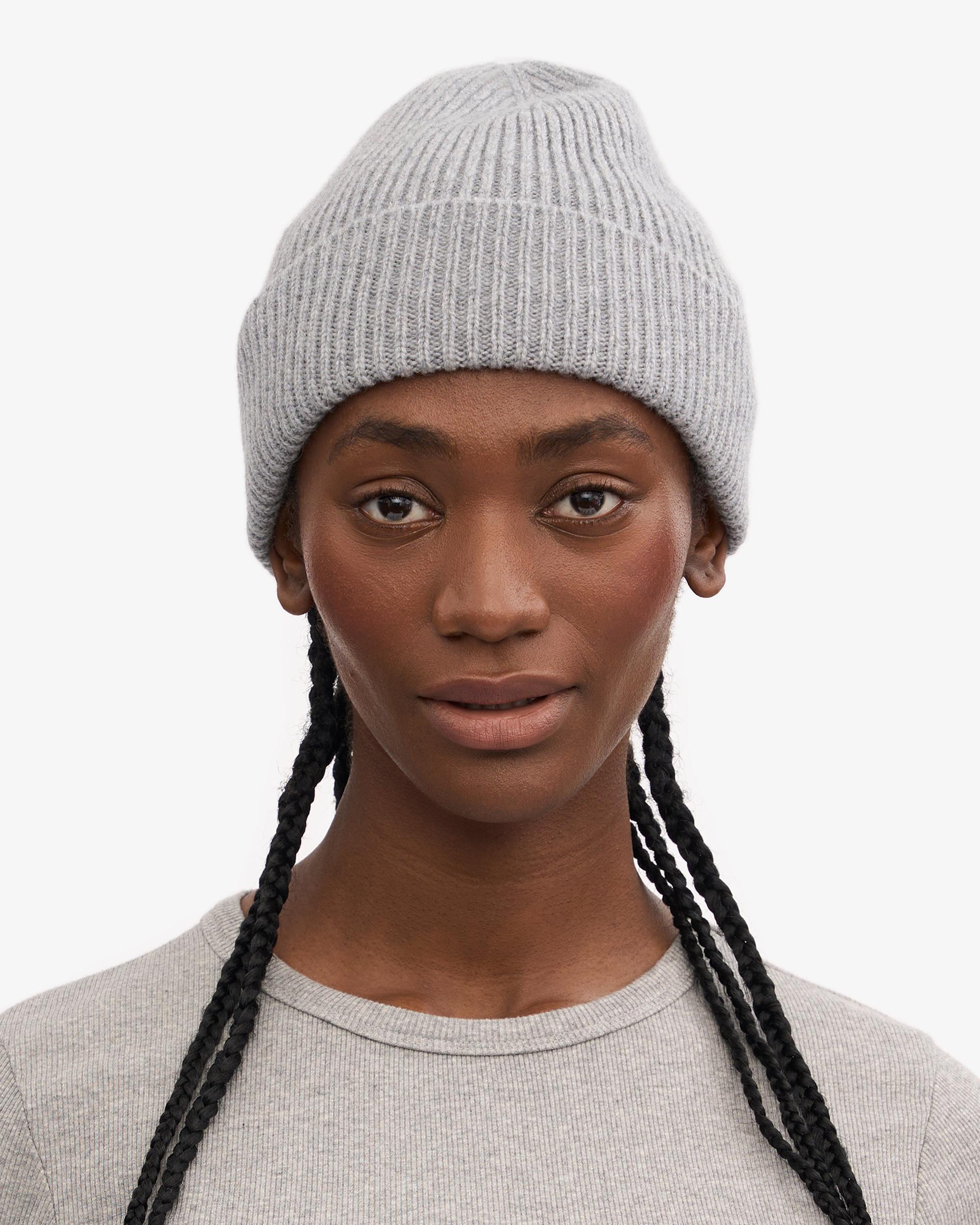 Merino Wool Beanie - Heather Grey Product Image