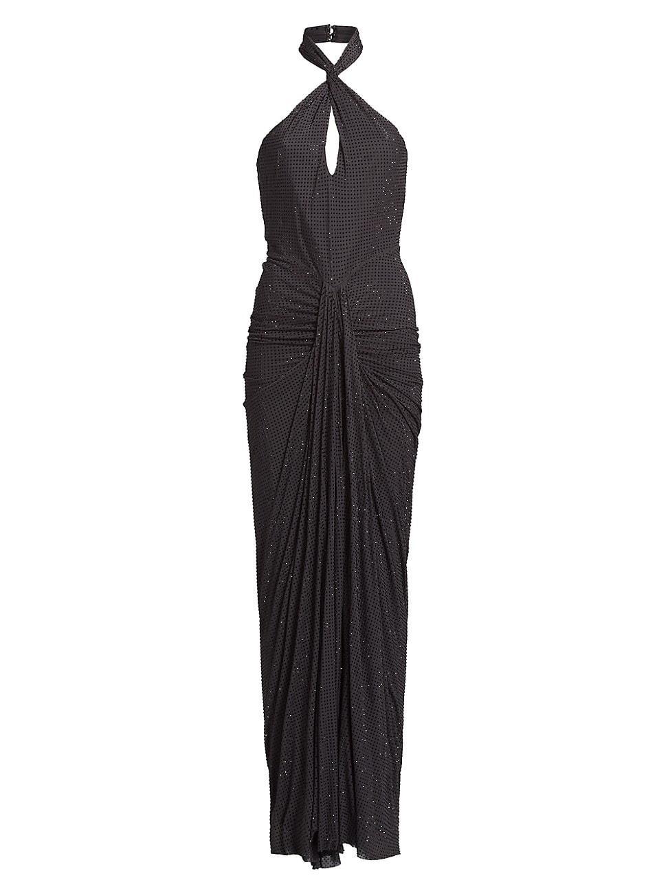 Womens Karina Mesh Cut-Out Gown Product Image