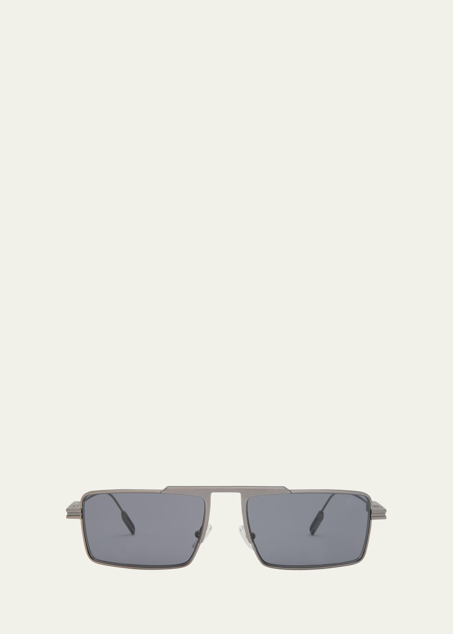 Mens EZ0233 Metal Rectangle Sunglasses Product Image