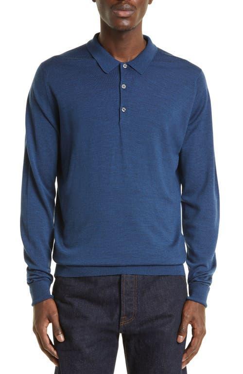 Mens Cotswold Merino Wool Polo Shirt Product Image
