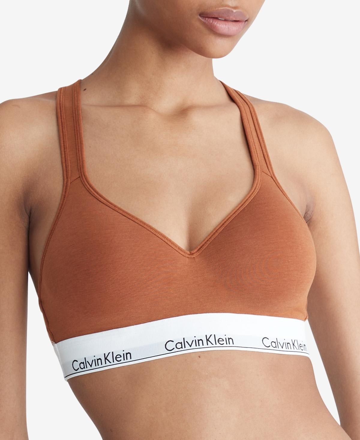 Calvin Klein Modern Cotton Padded Bralette QF1654, Women's, Size: Large, Black Product Image