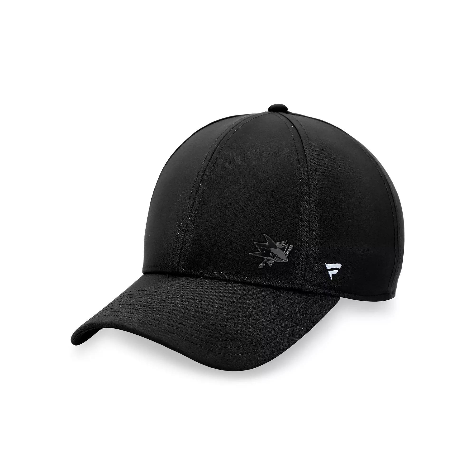 Women's Fanatics Branded Black Pittsburgh Penguins Authentic Pro Road Structured Adjustable Hat Product Image
