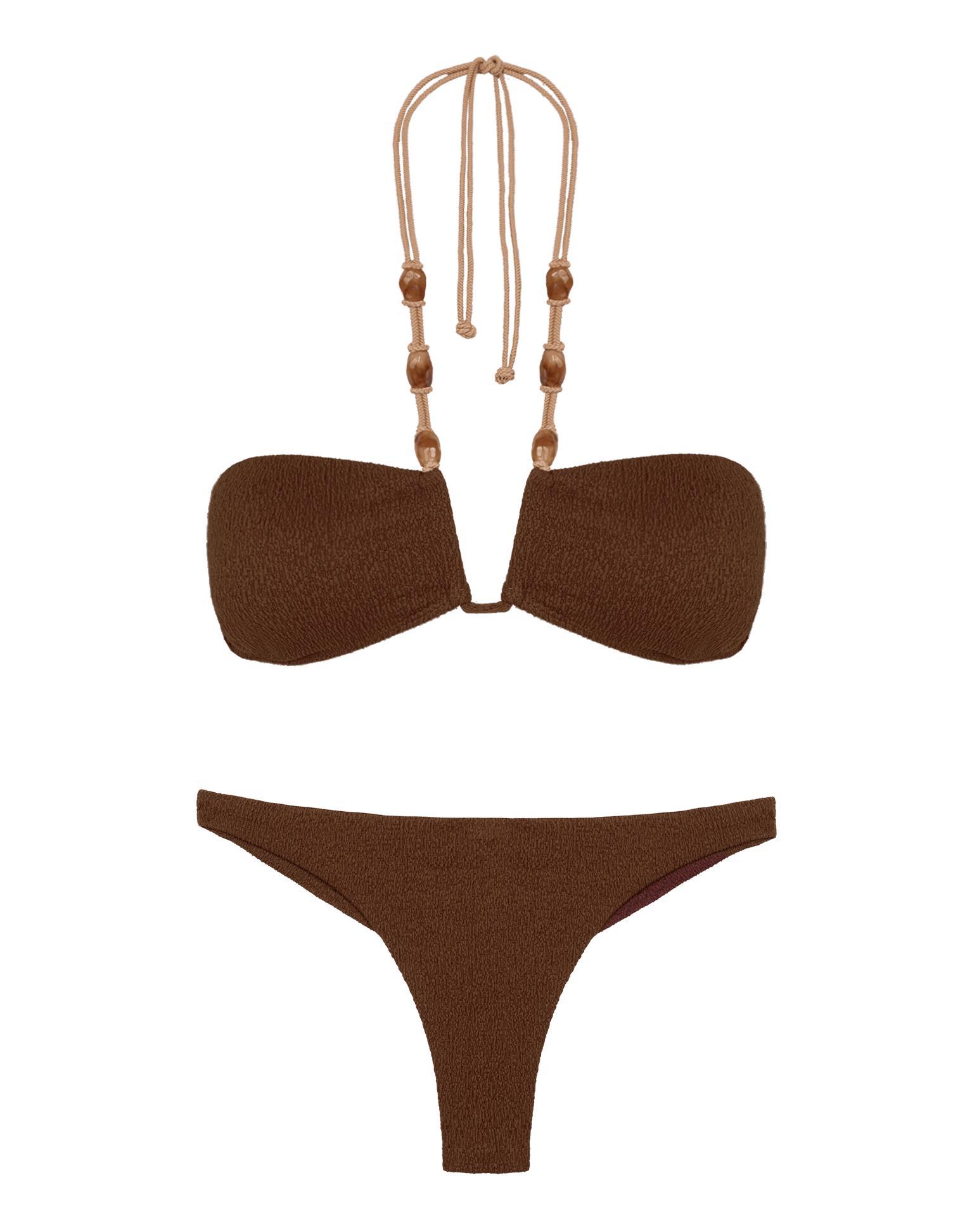Firenze Corsica Carol Top - Brown Product Image